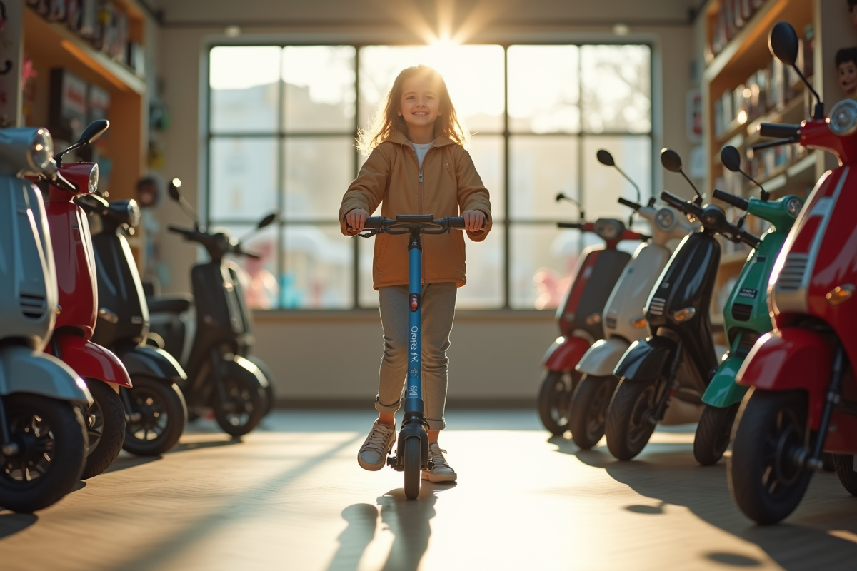 enfant trottinette